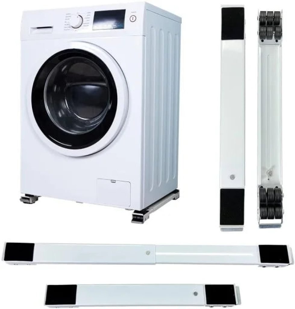 Heavy Duty Washing Machine & Furniture Lifter Stand – Expandable Mobile Roller & Dolly for Appliances & Heavy Loads