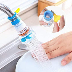 Flexible 360° Rotatable Kitchen Faucet with Sprayer & Anti-Splash Filter