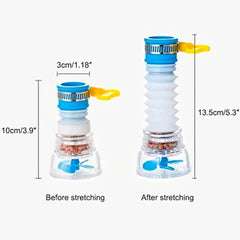 Flexible 360° Rotatable Kitchen Faucet with Sprayer & Anti-Splash Filter