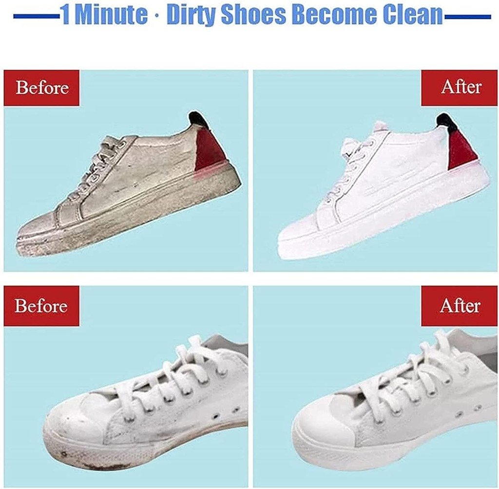 Premium White Shoe Cleaner 260g – Stain Remover & Polish for Leather & Sneakers
