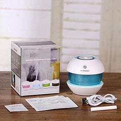Diamond Cool Mist Humidifier with LED Night Light for Car & Office