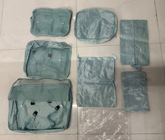 7-Piece Waterproof Travel Toiletry & Laundry Organizer Set