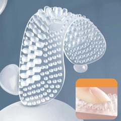 Transparent Silicone Heel Grip Cushions 1 Pair for Women & Men